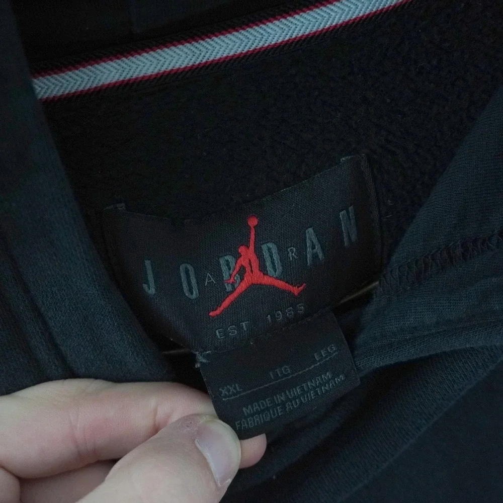 Jordan Hoodie Mens XXL Black Jumpman Pullover Sweatshirt